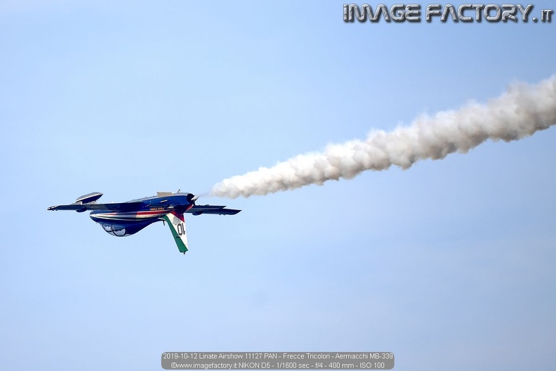 2019-10-12 Linate Airshow 11127 PAN - Frecce Tricolori - Aermacchi MB-339.jpg
